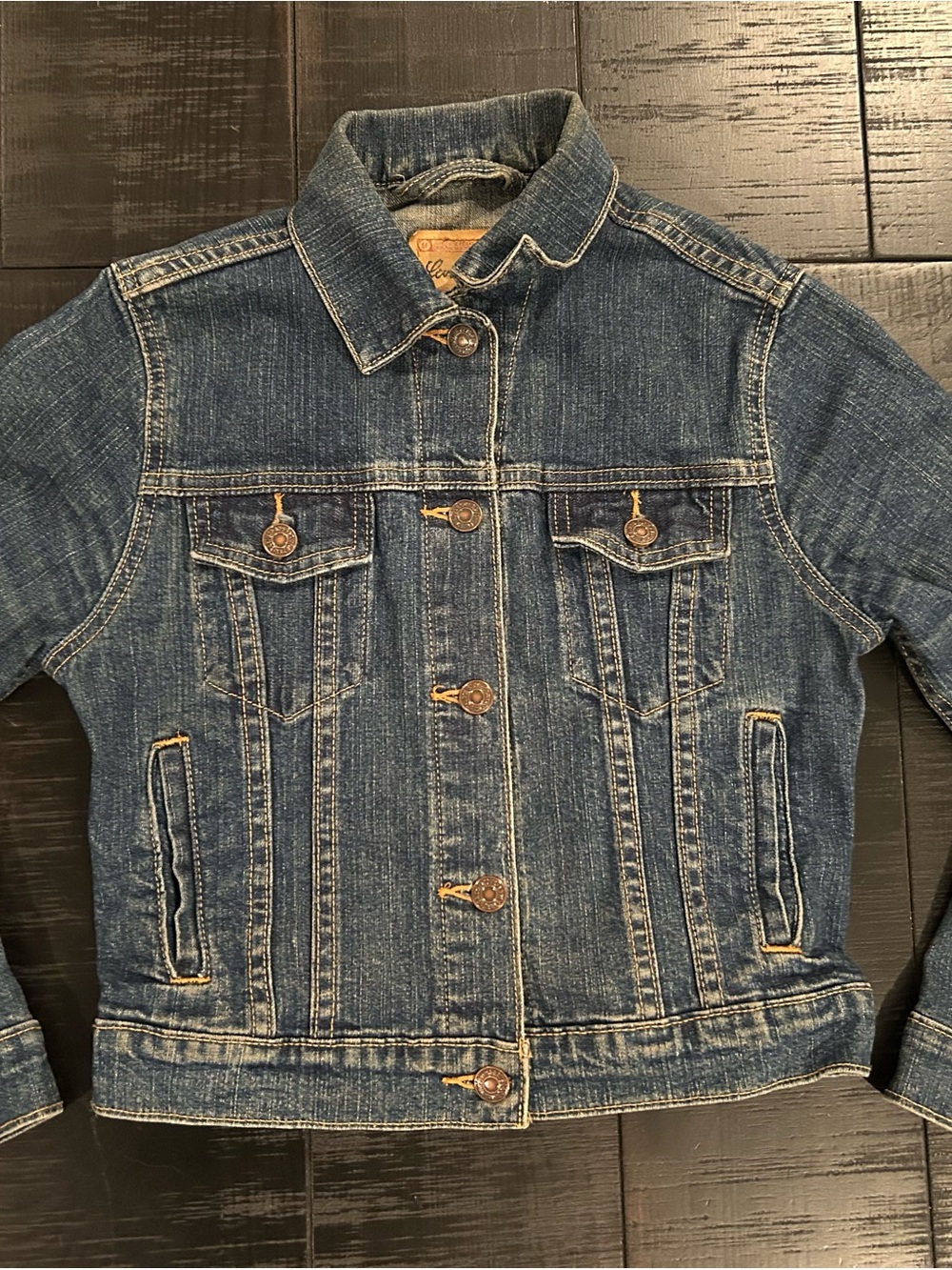 Kids Classic Dark Blue Trucker Denim Jacket - Levi’s Strauss